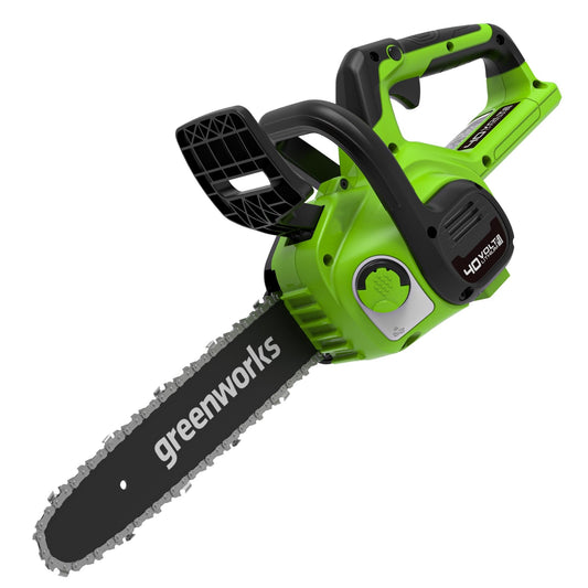Greenworks G40CS30II Akku Kettensäge, 12 Zoll (30 cm) Blattlänge, 4,2 m/s Kettengeschwindigkeit, 2,6 kg, automatisches Öl-System OHNE 40V Akku & Ladegerät, 3 Jahre Garantie