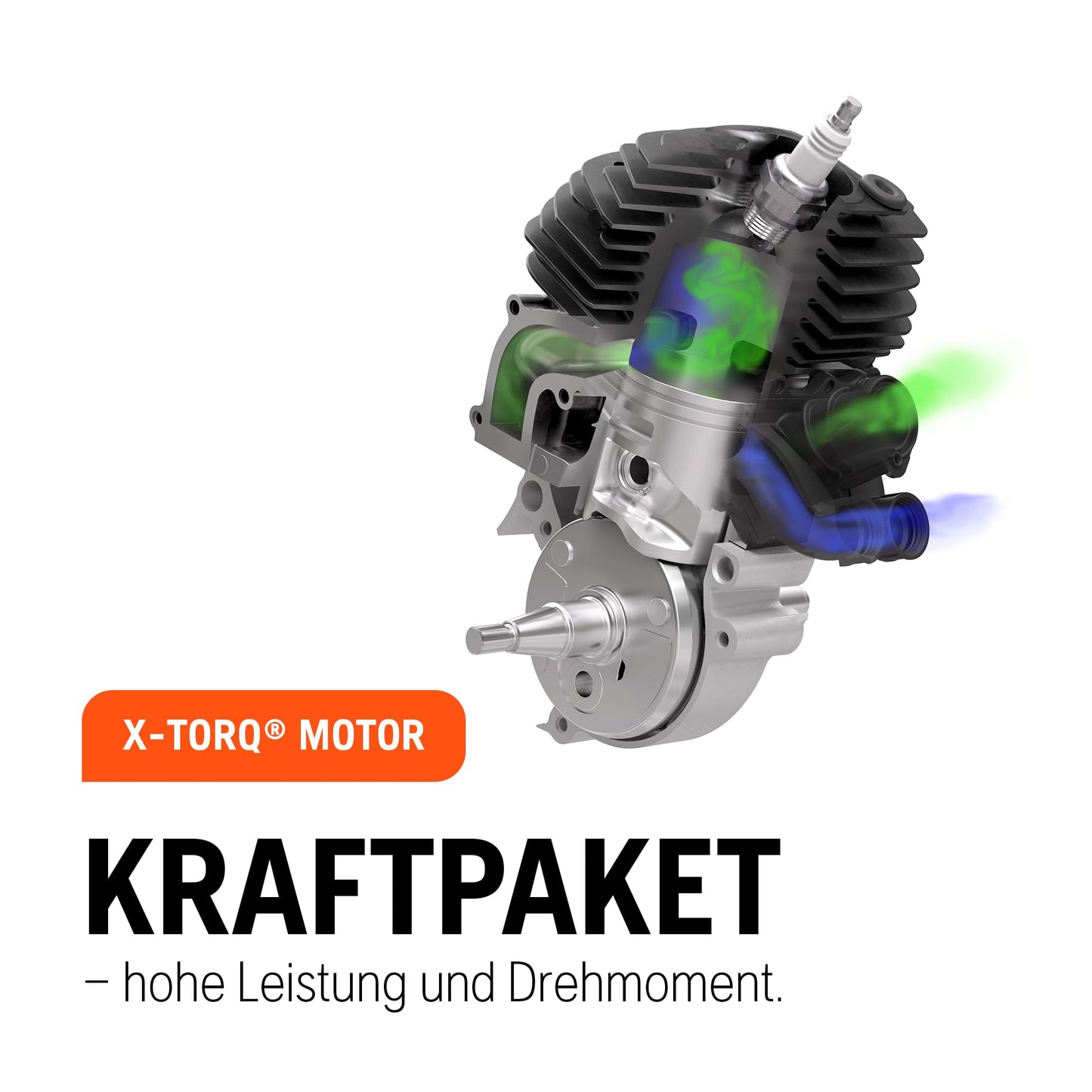 Husqvarna 130 Benzin-Kettensäge - 38 cc X-Torq® Motor, 35 cm Schiene und Kette, LowVib®, ideal für Gartenpflege und Brennholz