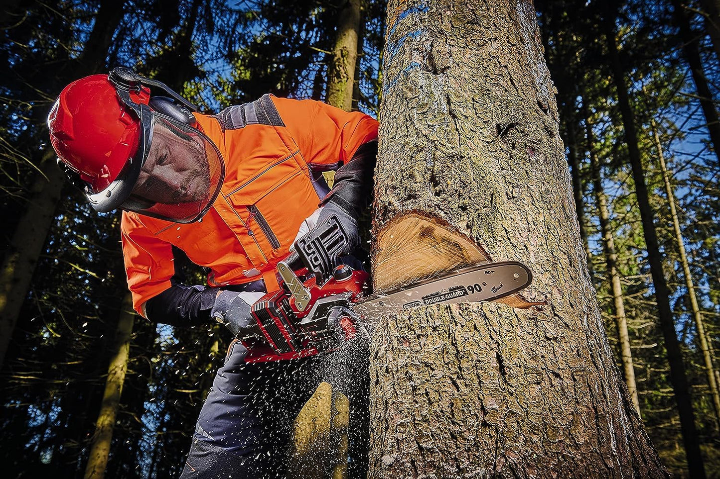 Einhell Professional Akku-Kettensäge GP-LC 36/35 Li-Solo Power X-Change (Li-Ion, 36 V, 33 cm Schnittlänge, 15 m/s Schnittgeschwindigkeit, bürstenloser Elektromotor, ohne Akku & Ladegerät)