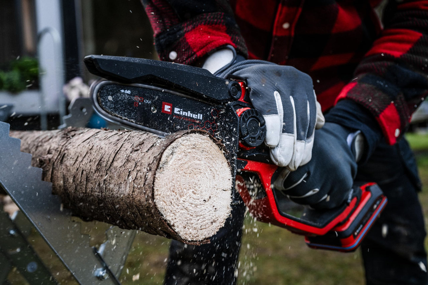 Einhell Professional Akku-Astkettensäge GP-PS 18/20 Li BL-Solo Power X-Change (18 V, 15 cm Schnittlänge, Brushless, 8 m/s Kettengeschwindigkeit, autom. Kettenschmierung, ohne Akku)